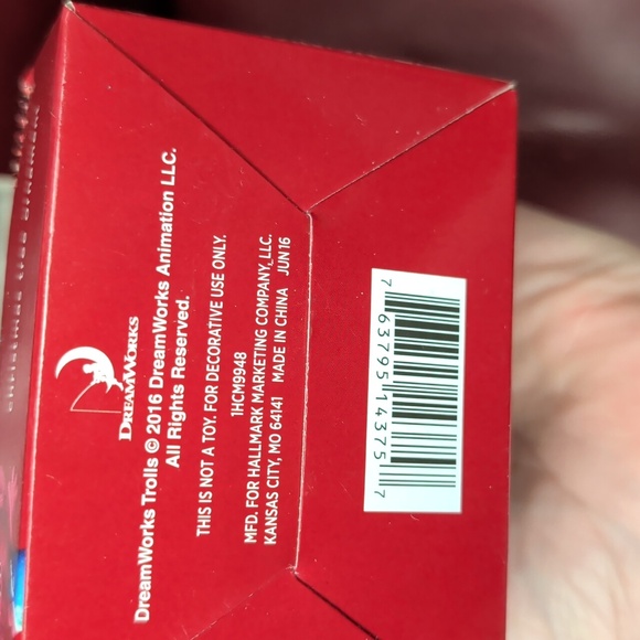 Hallmark Trolls Christmas Tree Ornament 2016 New Nwt - Picture 6 of 6